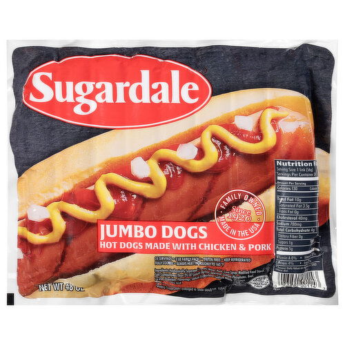 Sugardale Jumbo Hot Dogs