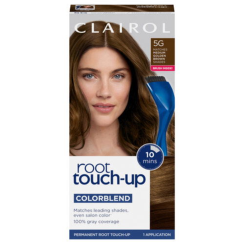 Root Touch-Up 5G Matches Medium Golden Brown Shades Permanent Colorblend