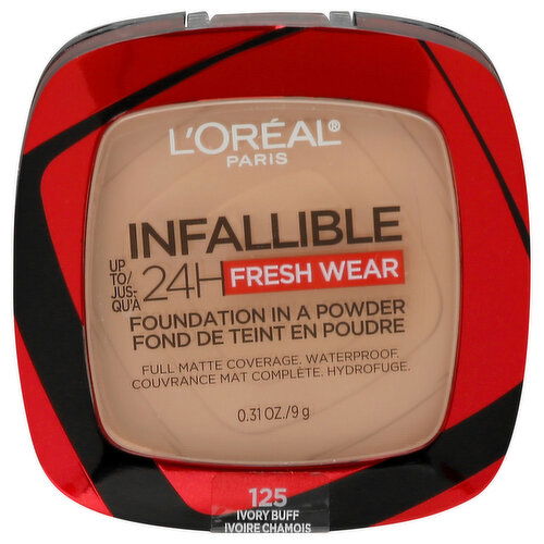 L'Oreal Infallible Foundation, Fresh Wear, Ivory Buff 125