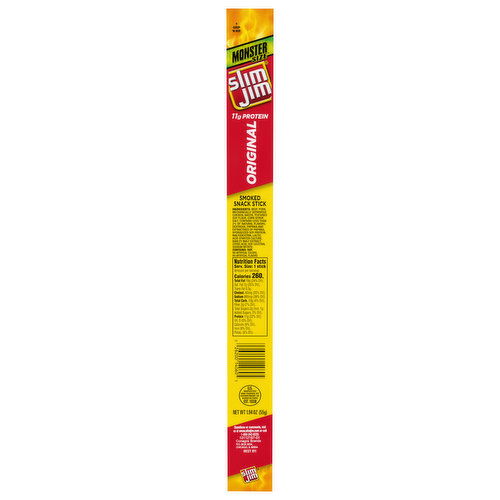 Slim Jim Monster Original Smoked Meat Stick