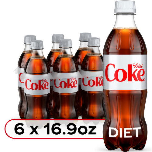 Diet Coke Soda Soft Drink, 16.9 fl oz