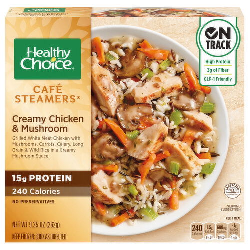 Healthy Choice Cafe Steamers Creamy Chicken & Mushroom