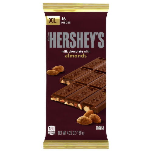 Hershey's Milk Chocolate, with Almonds, XL