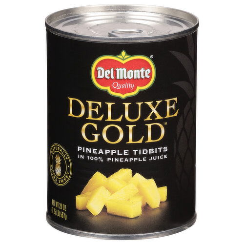 Del Monte Deluxe Gold Pineapple Tidbits