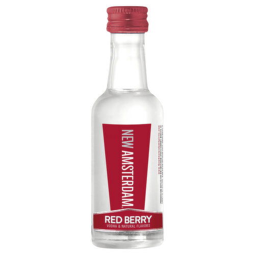 New Amsterdam Red Berry Flavored Vodka 50ml  