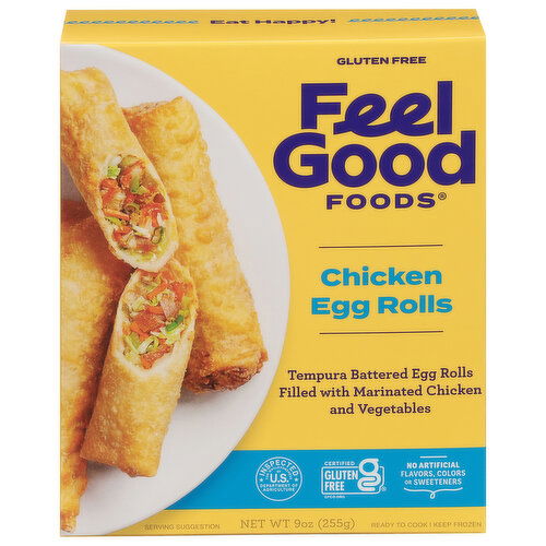 Feel Good Foods Chicken Egg Rolls