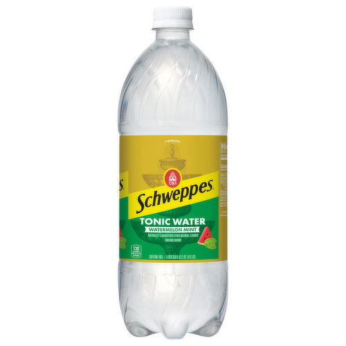 Schweppes Tonic Water, Caffeine Free, Tonic Water