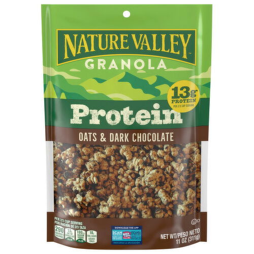 Nature Valley Protein Granola, Oats & Dark Chocolate