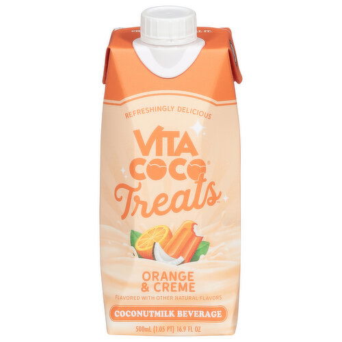 Vita Coco Treats Coconutmilk Beverage, Orange & Creme