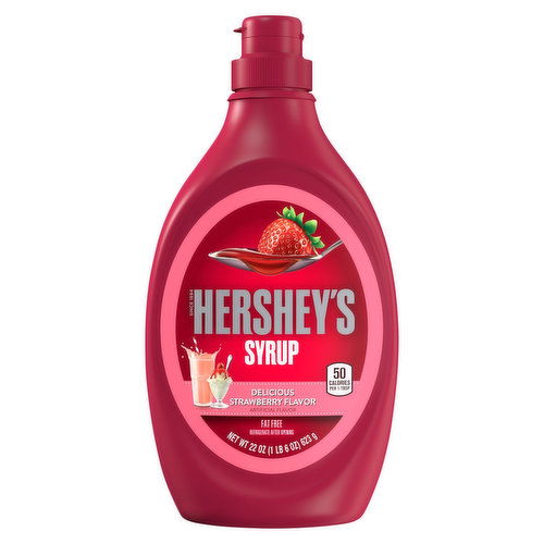 Hershey's Syrup, Fat Free, Strawberry