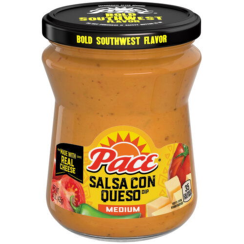 Pace® Medium Salsa con Queso Dip