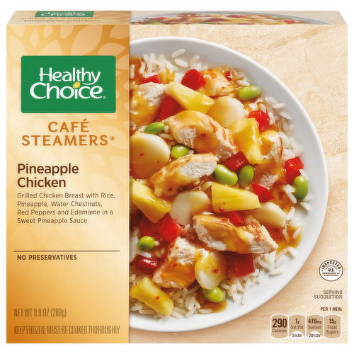 Healthy Choice Cafe Steamers Pineapple Chicken