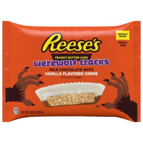 Reese's Peanut Butter Cups, Werewolf Tracks, Snack Size