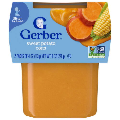 Gerber Sitter 2nd Foods Sweet Potato Corn