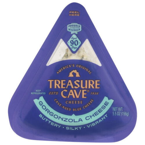 Treasure Cave Gorgonzola Cheese Wedge