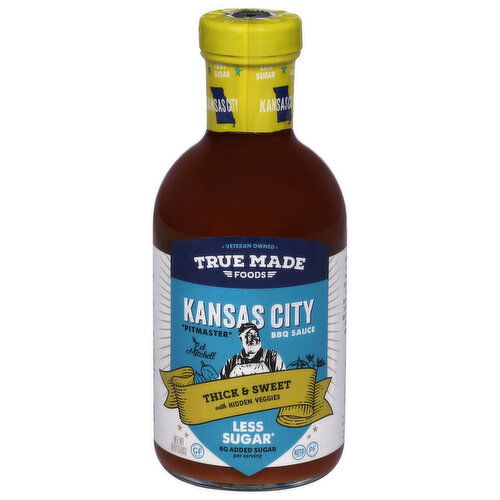 True Made Foods Thick & Sweet BBQ Sauce