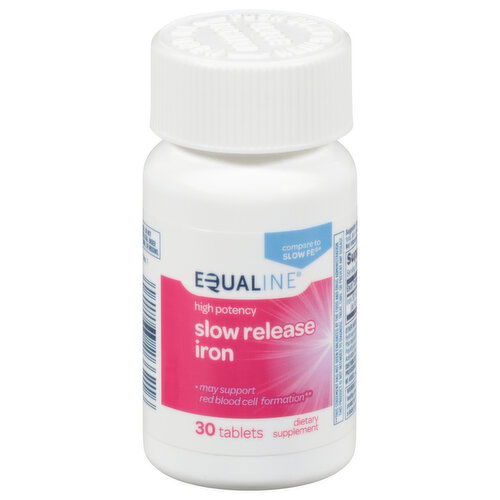 Equaline Iron, Slow Release, High Potency, Tablets