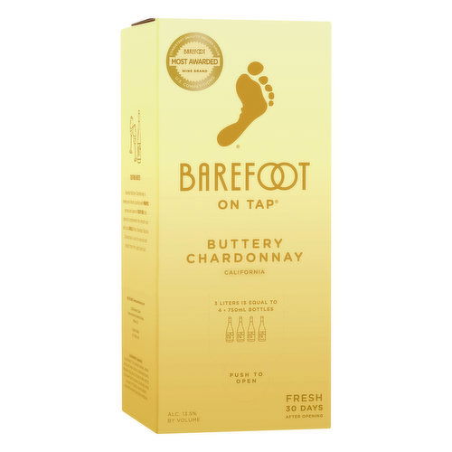 Barefoot Cellars On Tap Buttery Chardonnay White Wine