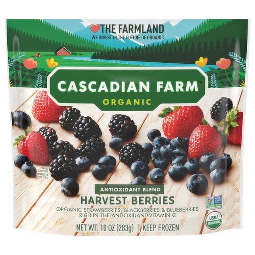 Cascadian Farm Harvest Berries, Organic, Antioxidant Blend
