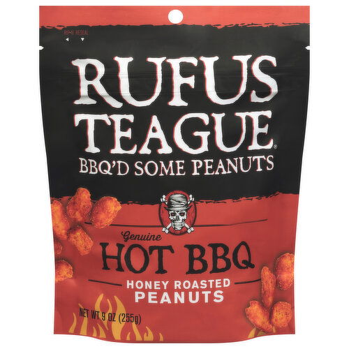 Rufus Teague Peanuts, Honey Roasted, Hot BBQ
