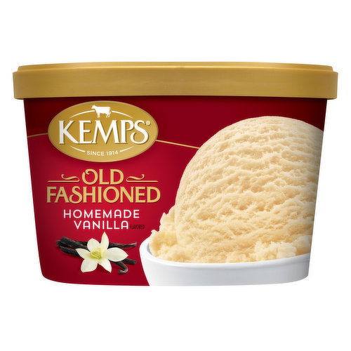 Kemps Old Fashioned Ice Cream, Homemade Vanilla Flavored