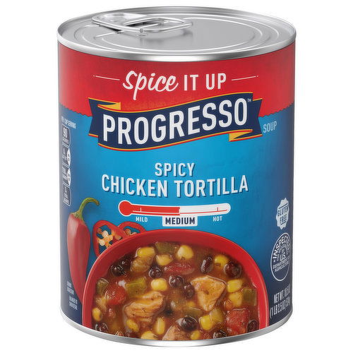 Progresso Soup, Spicy Chicken Tortilla, Medium