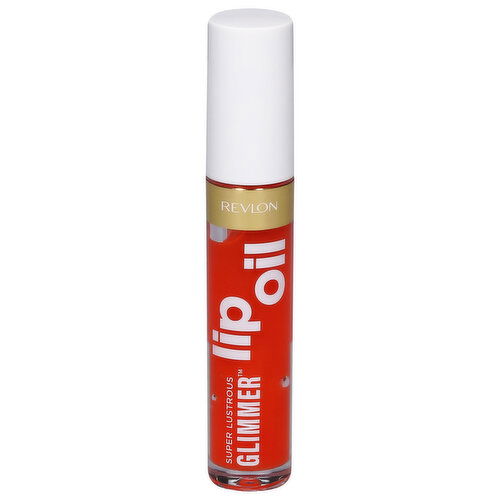 Revlon Super Lustrous Glimmer Lip Oil, 002 Miss Coral