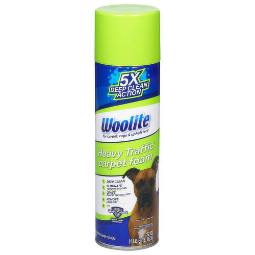Woolite Carpet Foam Cleaner, Heavy Traffic