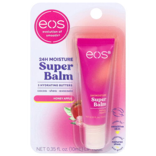 EOS Super Balm, Honey Apple, 24H Moisture