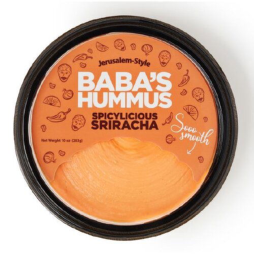 Baba's Spicylicious Sriracha Hummus