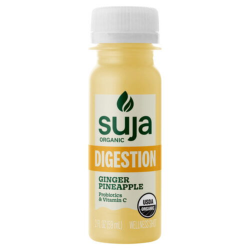 Suja Organic Wellness Shot, Digestion, Ginger Pineapple