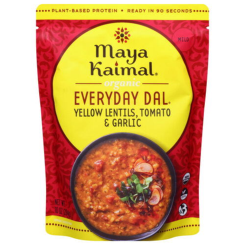 Maya Kaimal Everyday Dal Everyday Dal, Yellow Lentils, Tomato & Garlic, Mild