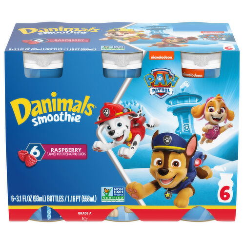 Danimals Smoothie, Raspberry, Paw Patrol