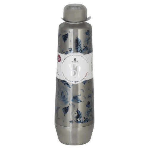 Manna Bottle, Moda Heat, Floral, 18 Ounce