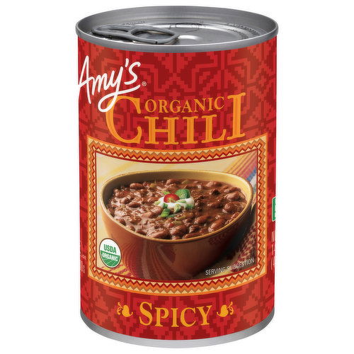 Amy's Chili, Organic, Spicy