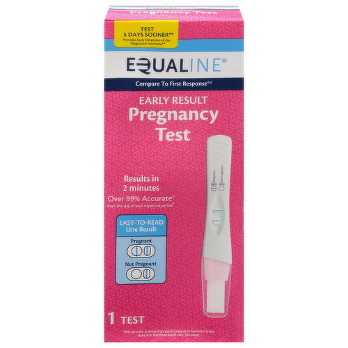 Equaline Pregnancy Test, Early Result