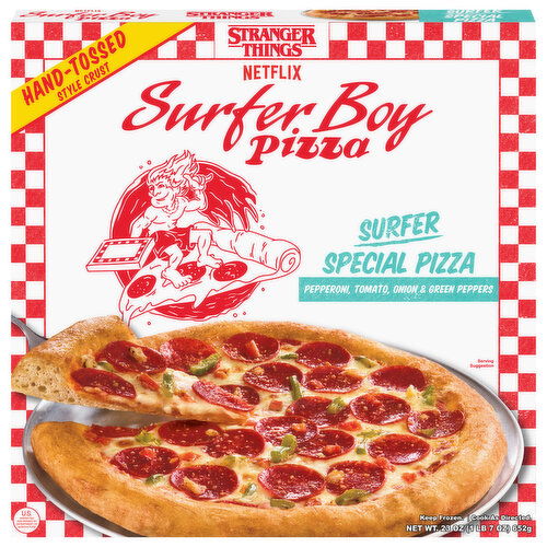 Surfer Boy Pizza Pizza, Hand-Tossed Style Crust, Surfer Special