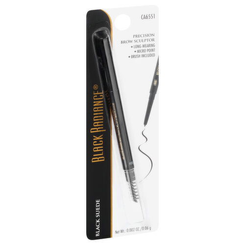 Black Radiance Brow Sculptor, Precision, Black Suede CA6551