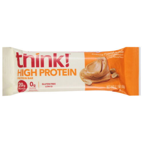 Think! High Protein Bar, Creamy Peanut Butter