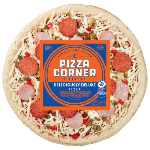 Pizza Corner Pizza, Deliciously Deluxe