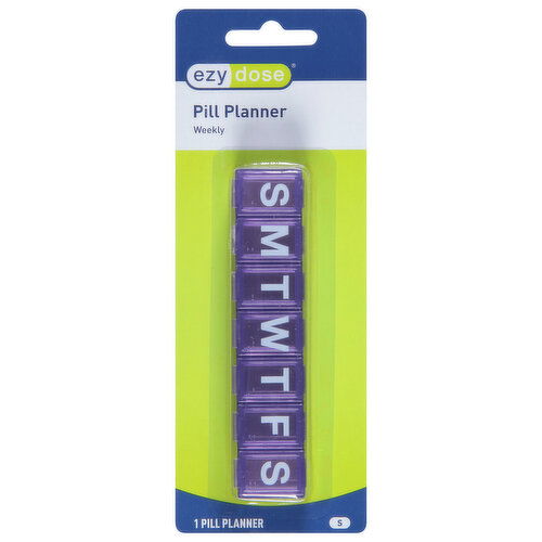 Ezy Dose Pill Planner, Weekly, S