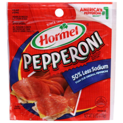 Hormel Pepperoni, 50% Less Sodium