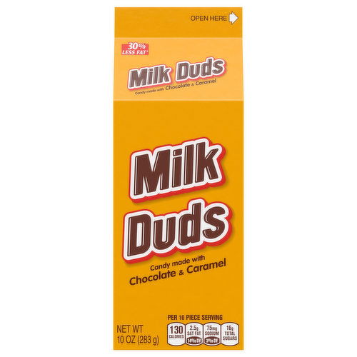 Milk Duds Candy, Chocolate & Caramel