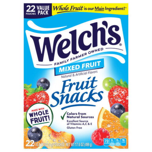 Welch's Fruit Snacks, Mixed Fruit