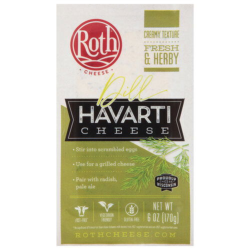 Roth Dill Havarti Cheese