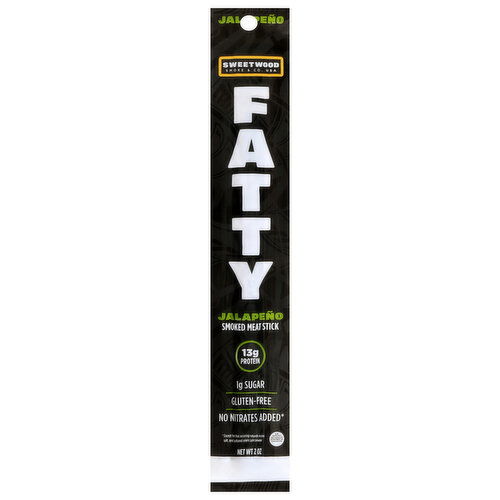 Sweetwood Smoke & Co Fatty Jalapeno Smoked Meat Stick