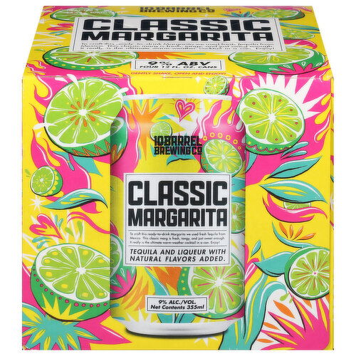 10 Barrel Brewing Co Tequila and Liqueur, Classic Margarita