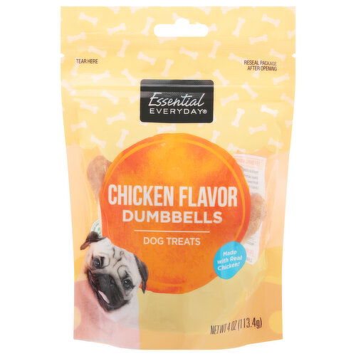 Essential Everyday Dog Treats, Chicken Flavor, Dumbbells