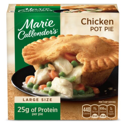 Marie Callender's Chicken Pot Pie Large Size Frozen Meal Chicken Pot Pie Large Size Frozen Meal