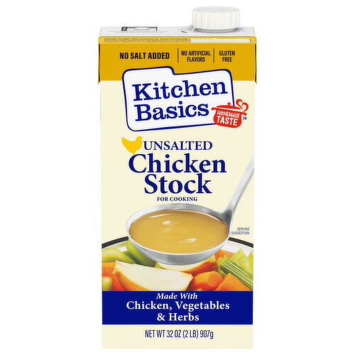 Kitchen Basics No Salt Added Unsalted Chicken Stock